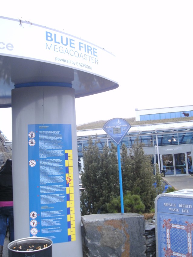 Blue Fire Eingang