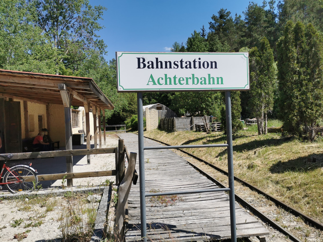 Bahnstation "Achterbahn"