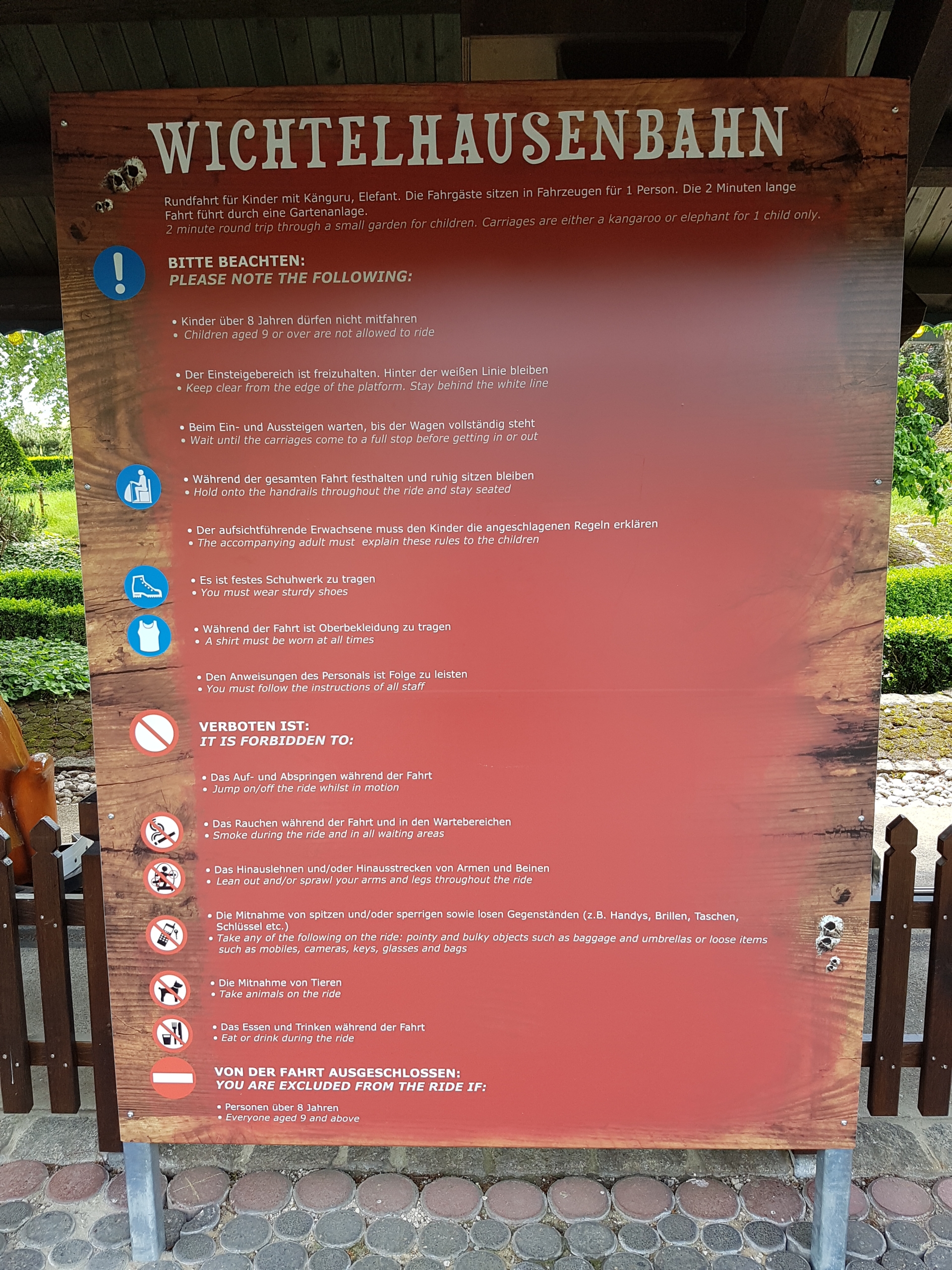 Infotafel Galerie Freizeitparkcheck