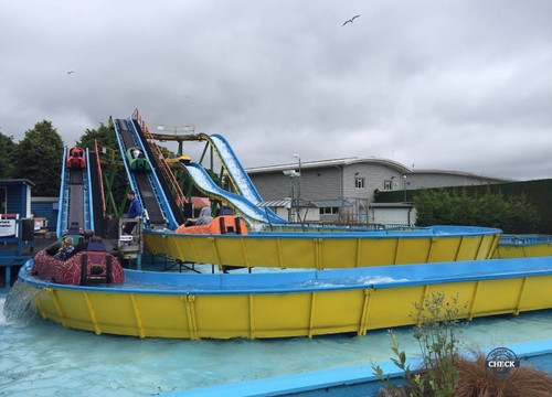 Raging River Ride Log Flume