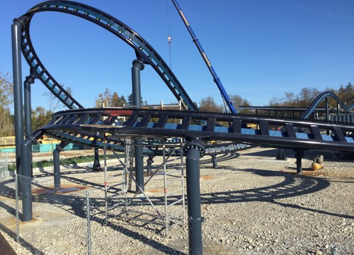 SkyDragster - Schleifarbeiten an der Schiene
