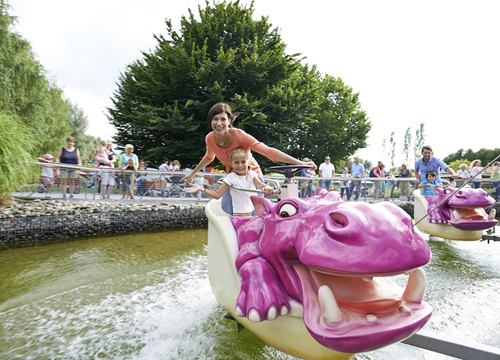 Das Nilpferd in der Wasserbahn