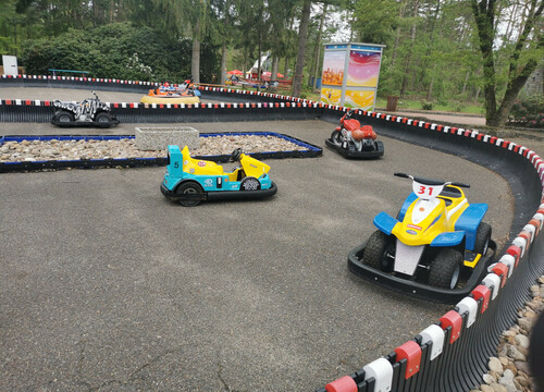 Karts auf der Strecke