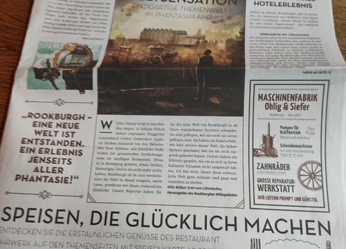 Uhrwerk Speisekarte