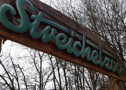 Streichelzoo Schild