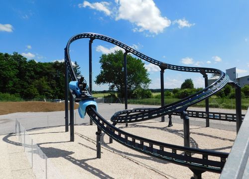 Skyline Park - Sky Dragster 11.6.17 - Einfahrt in den Bahnhof