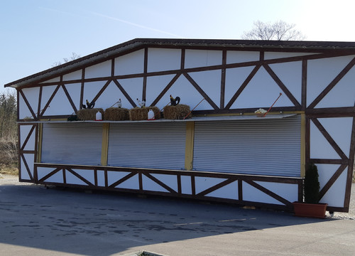 Schießbude im Bayerischen Dorf