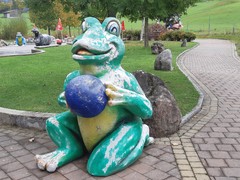 Verblasster Frosch