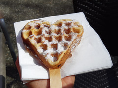 Waffel am Stiel