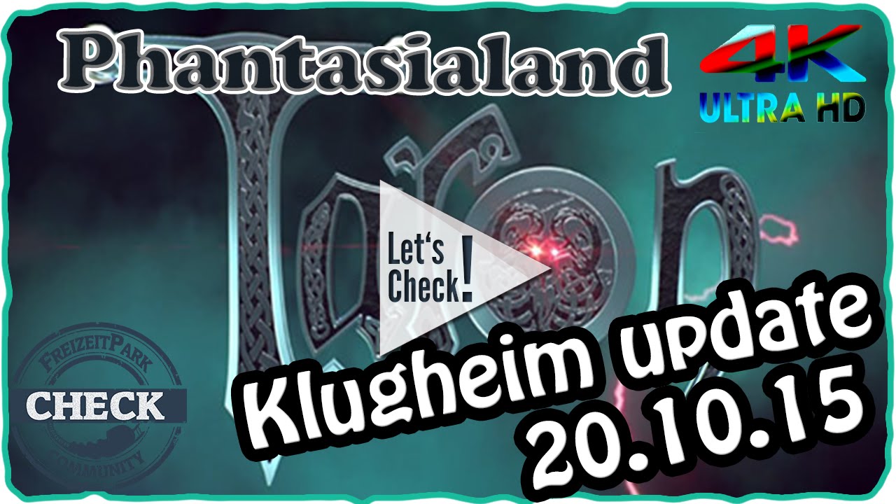 Phantasialand - Klugheim Baustellen update   20.10.1015 (UHD/4K)