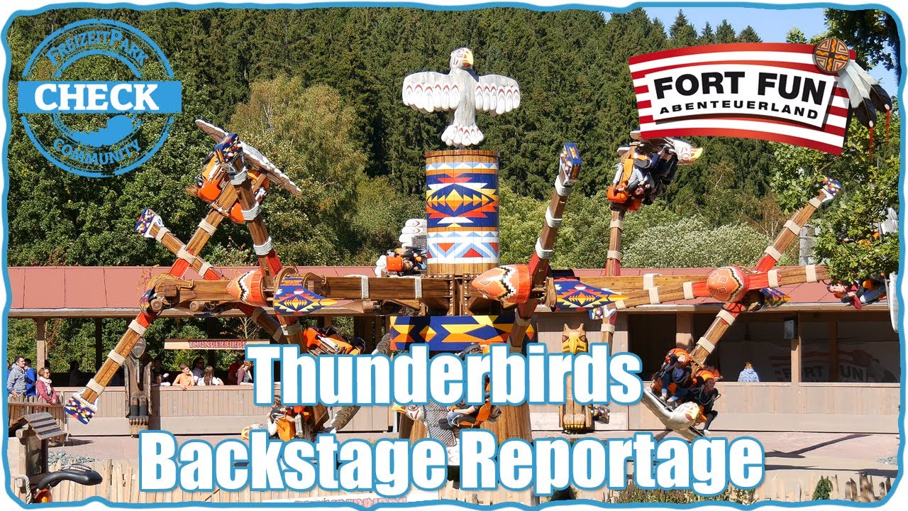 Fort Fun - Thunderbirds Backstage Reportage - Wie funktioniert ein Zamperla AirRace?