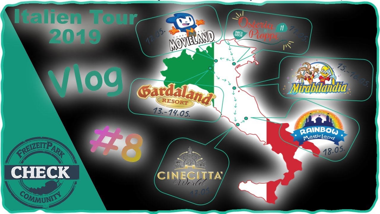 Italien Tour 2019 / Vlog #8 / Rainbow Magic Land