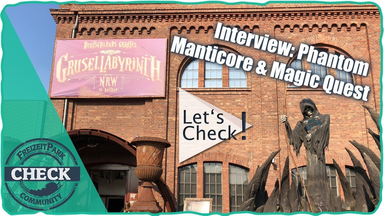 Erlebniswelt Grusellabyrinth NRW Bottrop - Interview zu Phantom Manticore & Magic Quest