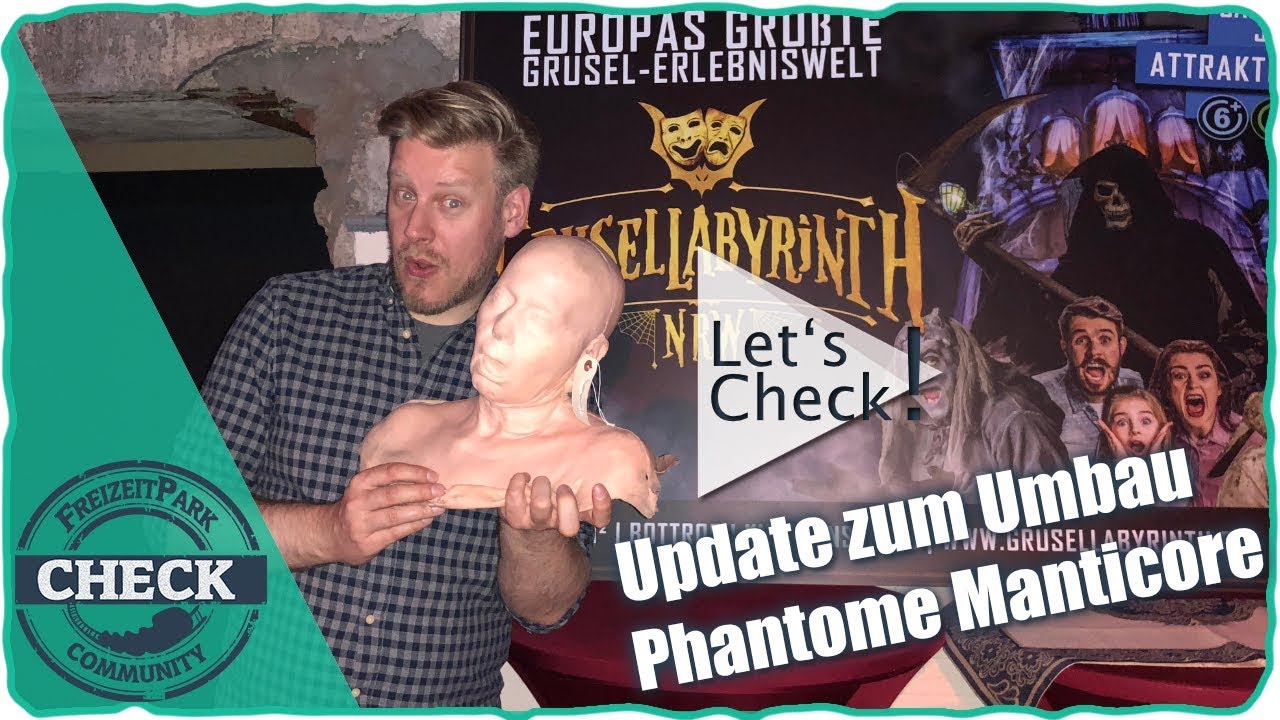 Erlebniswelt Grusellabyrinth NRW - Phantom Manticore Update zum Umbau