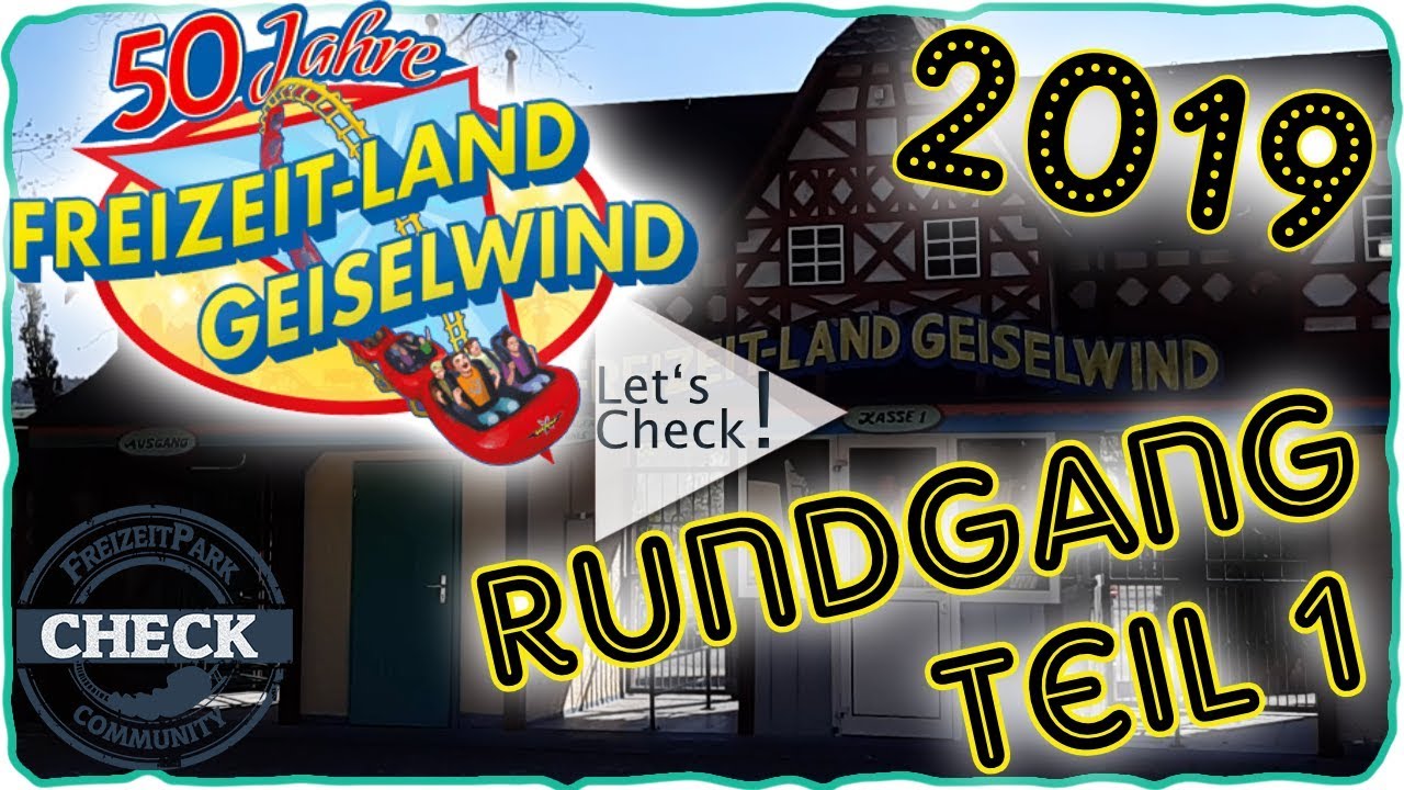 Freizeitland Geiselwind 2019 - Gimbal Cam Rundgang Teil 1