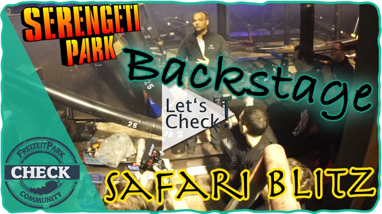 Serengeti Park - Safari Blitz / Backstage (Presse Event)