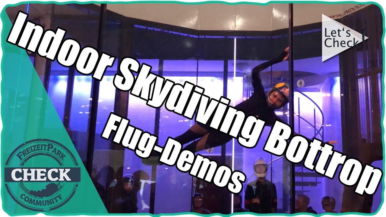 Indoor Skydiving Flug-Demonstrationen