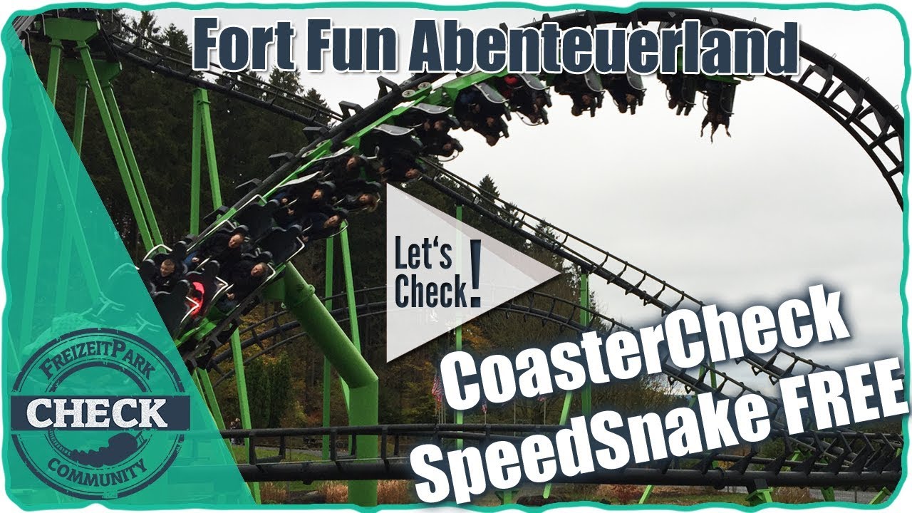 Fort Fun Abenteuerland - [Coaster Check] Speed Snake FREE - Onride