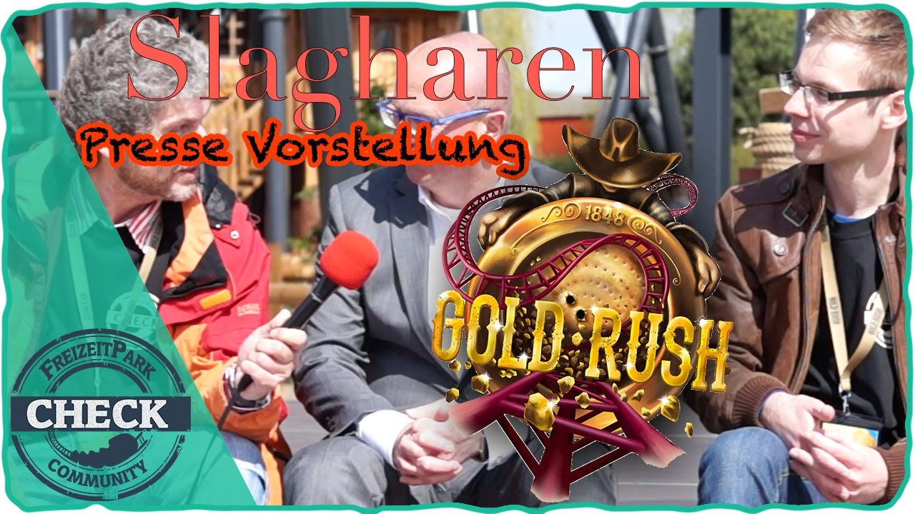 Slagharen - Gold Rush : Interview mit Herrn Dekkers inkl Onride (HD)