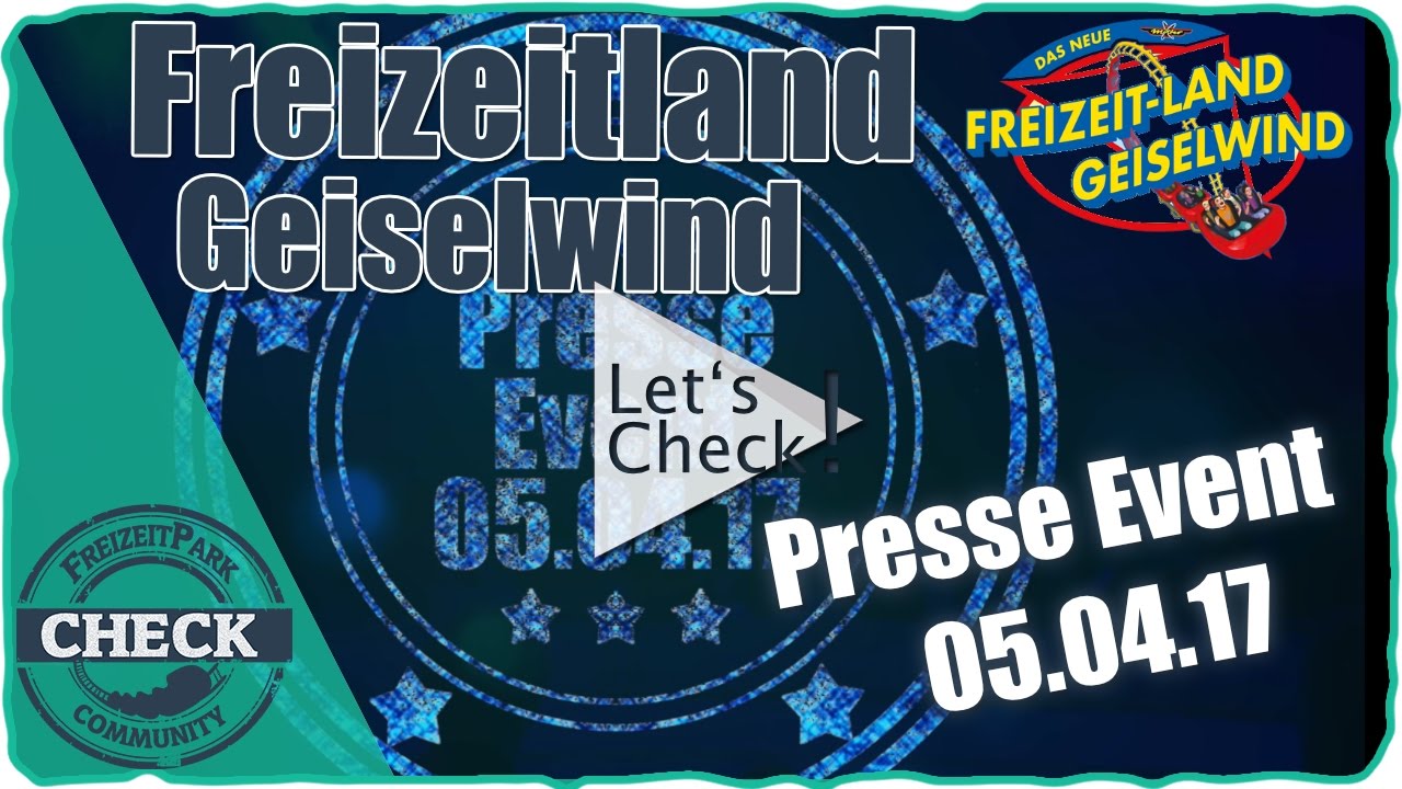 Freizeitland Geiselwind - Presse Event 05.04.17 Impressionen Rundgang (HD)