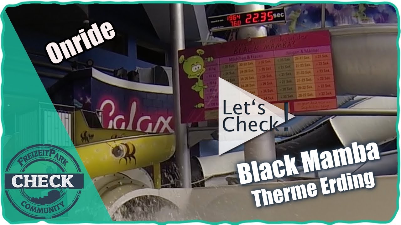 Therme Erding - Black Mamba - Onride