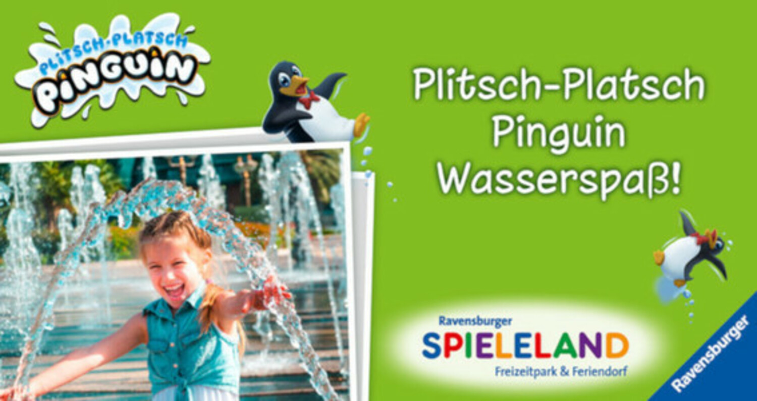 „Plitsch-Platsch Pinguin“ Wasserspaß