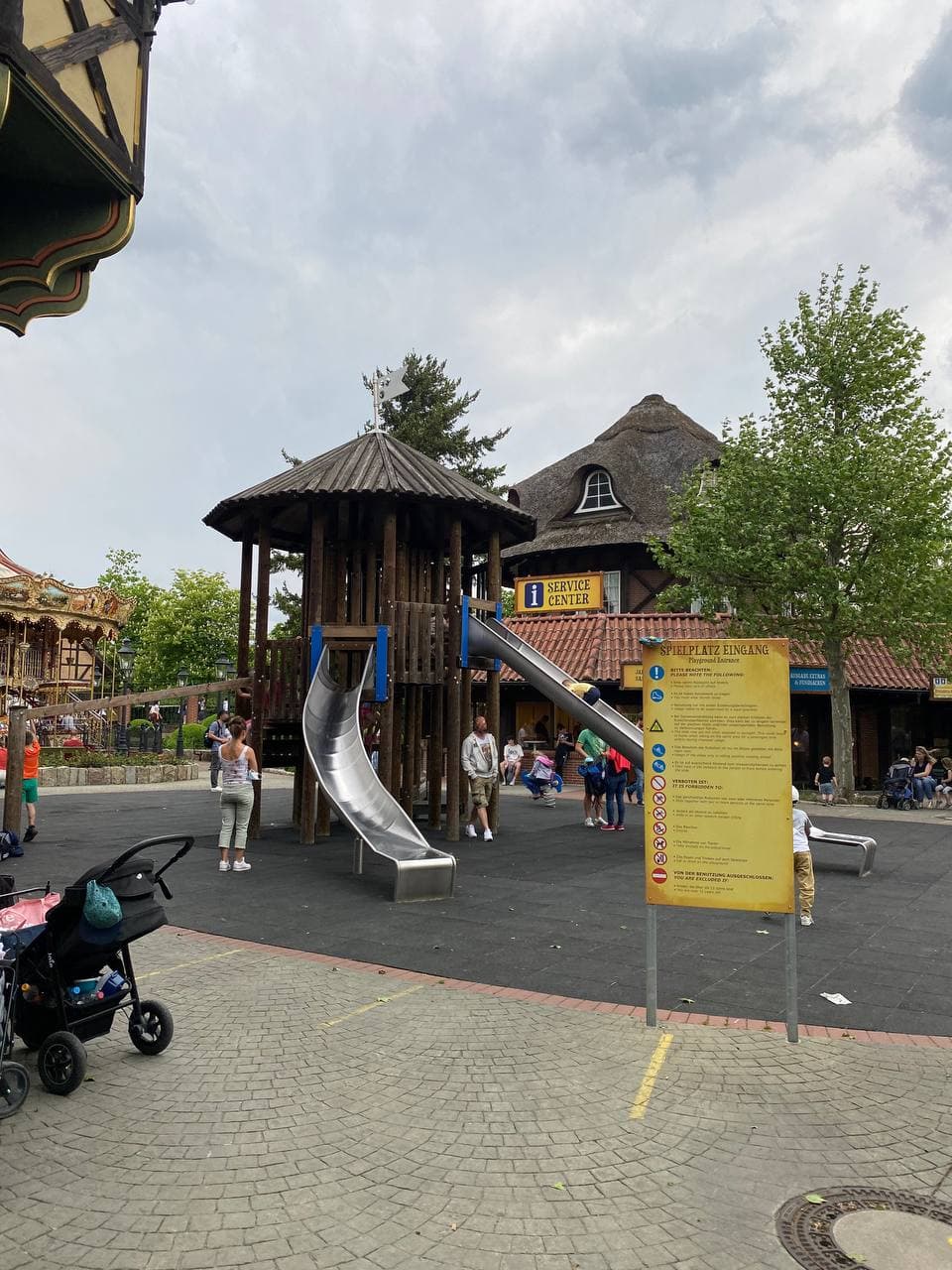 Spielplatz Eingang