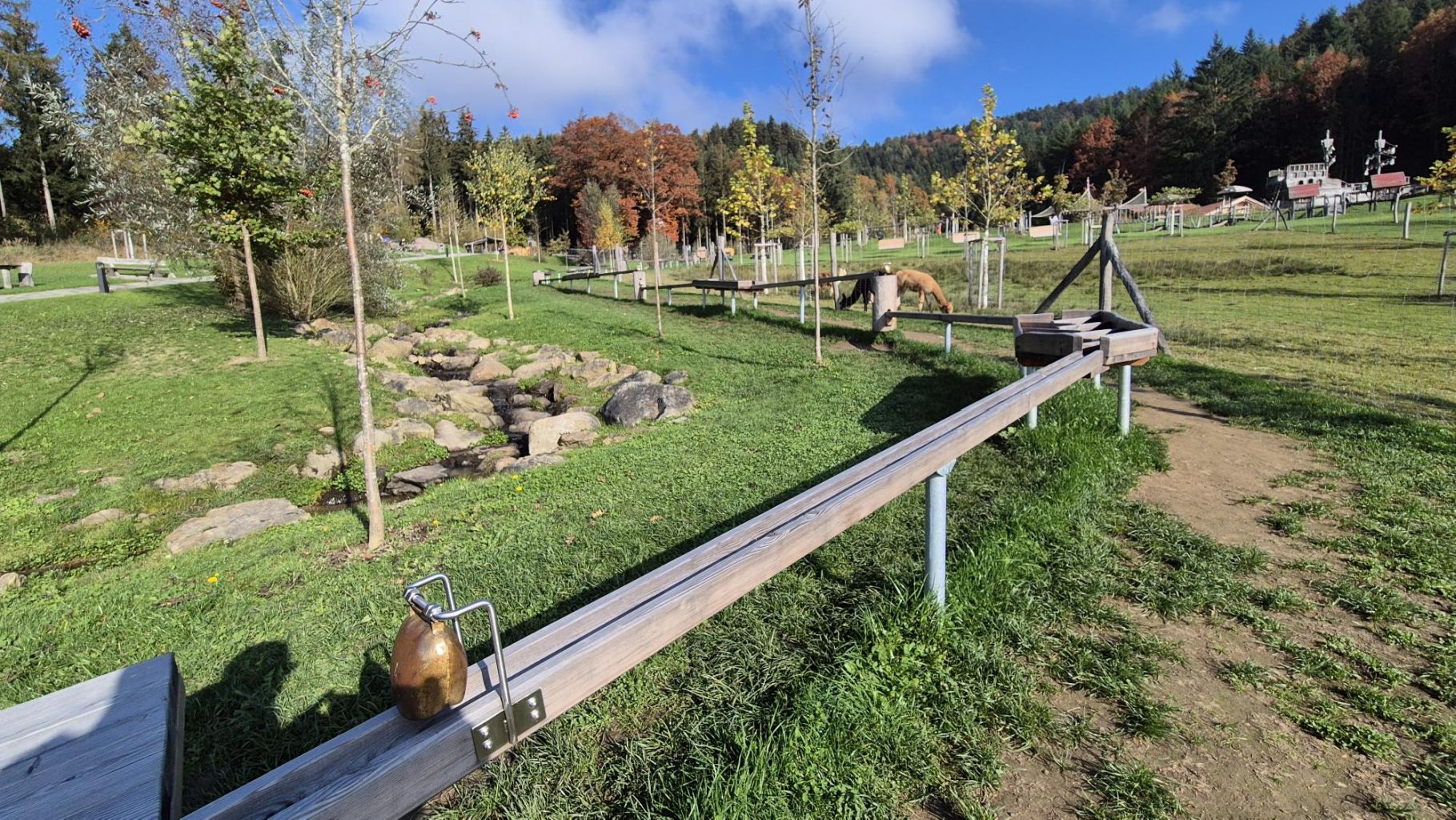 Holzkugelbahn
