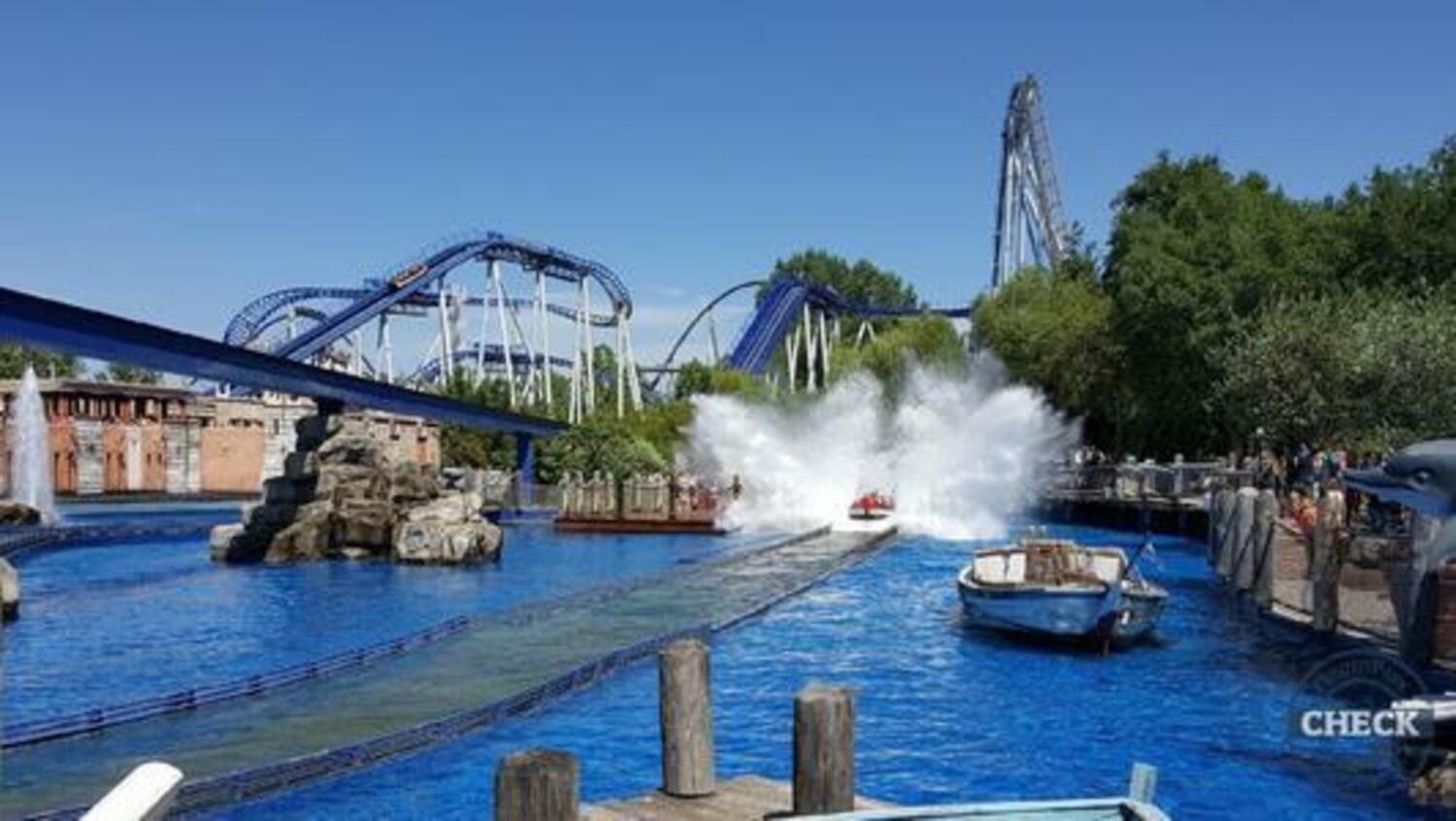 Wasserachterbahn Poseidon