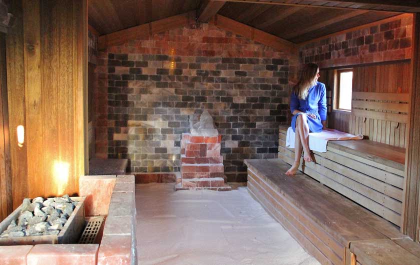Salzsauna 80°