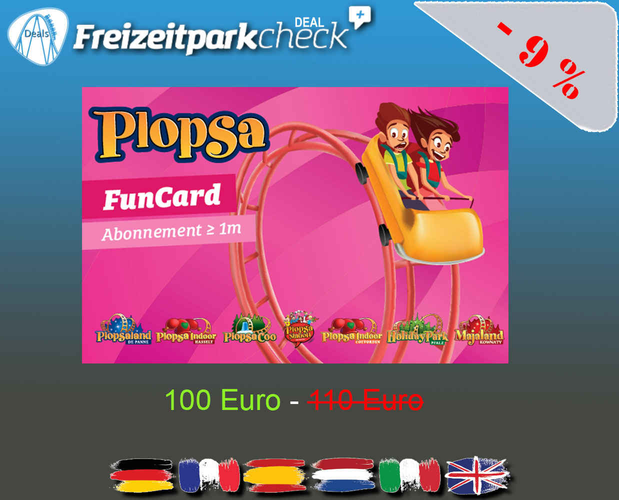 PLOPSA FunCard Jahreskarte