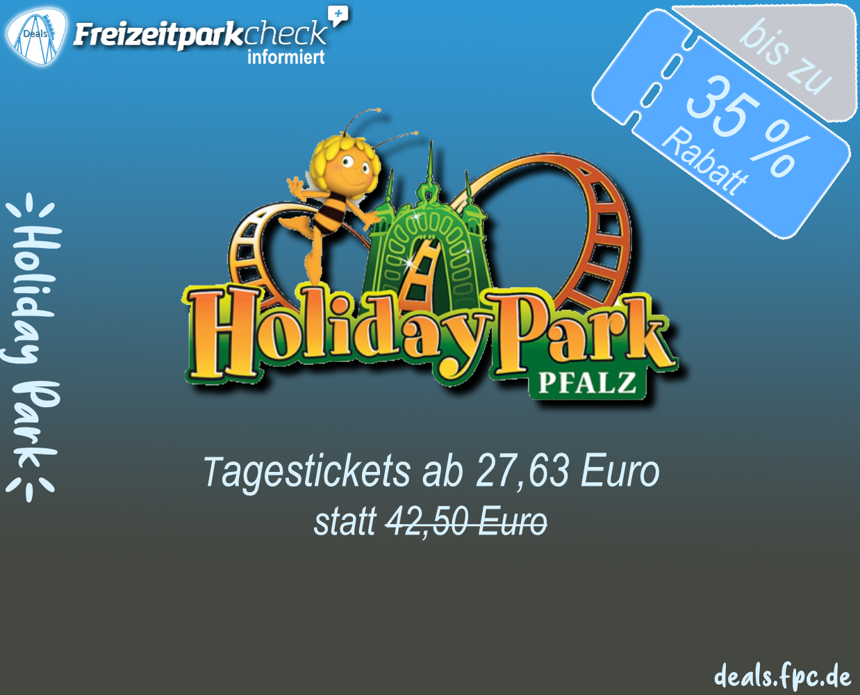 Holiday Park Gutschein 2 Für 1 2024 www.freizeitparkcheck.de
